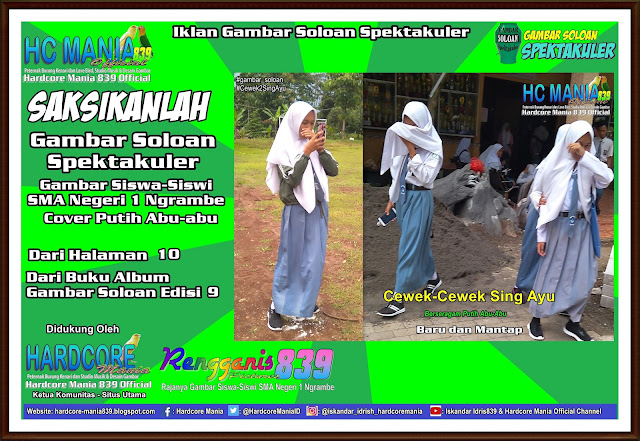 Iklan Gambar Soloan Spektakuler - Gambar Siswa-Siswi SMA Negeri 1 Ngrambe Cover Putih Abu-Abu 10-9