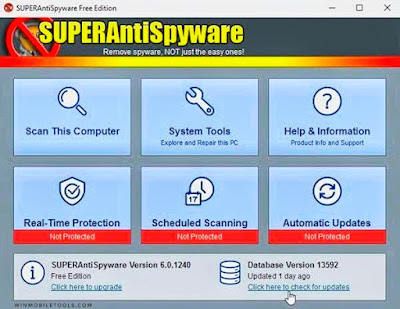 Super Antivirus Spyware assist users to keep their laptops safe by detecting and removing millions of dangerous threats