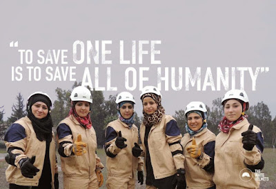 The White Helmets were founded in late 2012 and early 2013, growing from a few dozen to several thousand members. The humanitarian group responds to aid and rescue other civilians when there is an explosion, fire or any form of attack. The White Helmets has operated in opposition-held parts of Syria throughout Syria's seven-year civil war. 