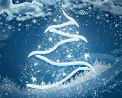 snowflake background for new year