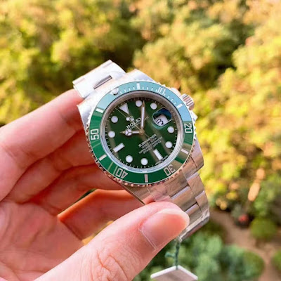 Replica Rolex Submariner verde Dial Hombres Automatic Reloj 116610LV