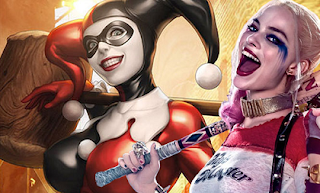 Harley Quinn and Margot Robbie