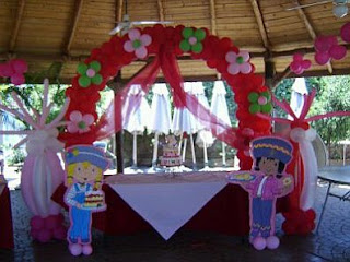 Children Parties, strawberries decoration