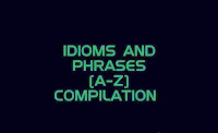 Most Important idioms for ssc cgl