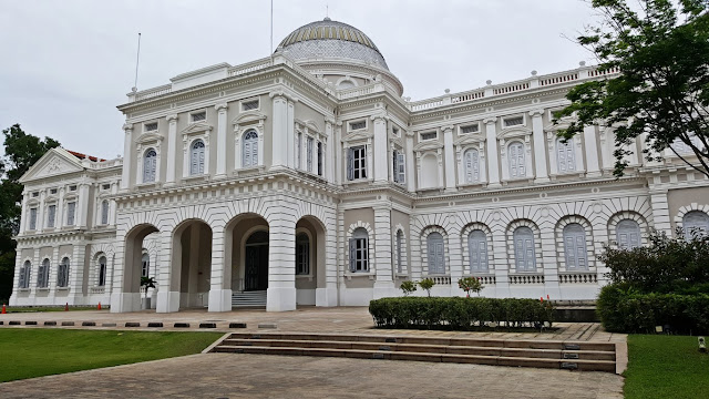 front street view of National Museum of Singapore