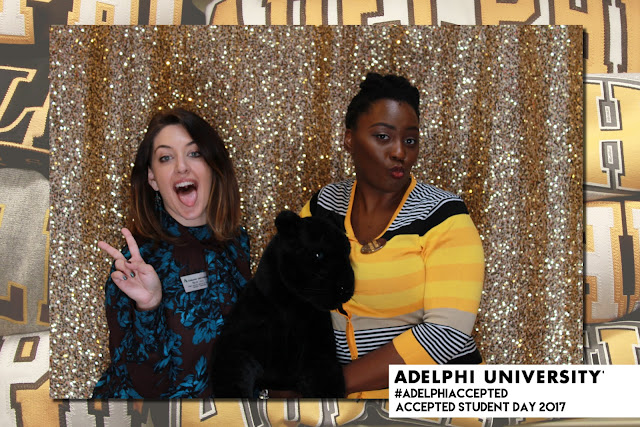 photo booth, sequins backdrop, event photo booth college, Adelphi University