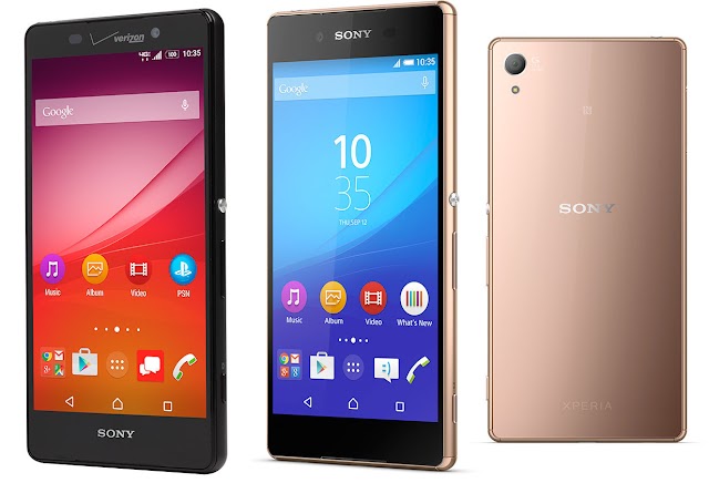Looking at Features and Specifications of Sony Xperia Z4v versus Sony Xperia Z3+