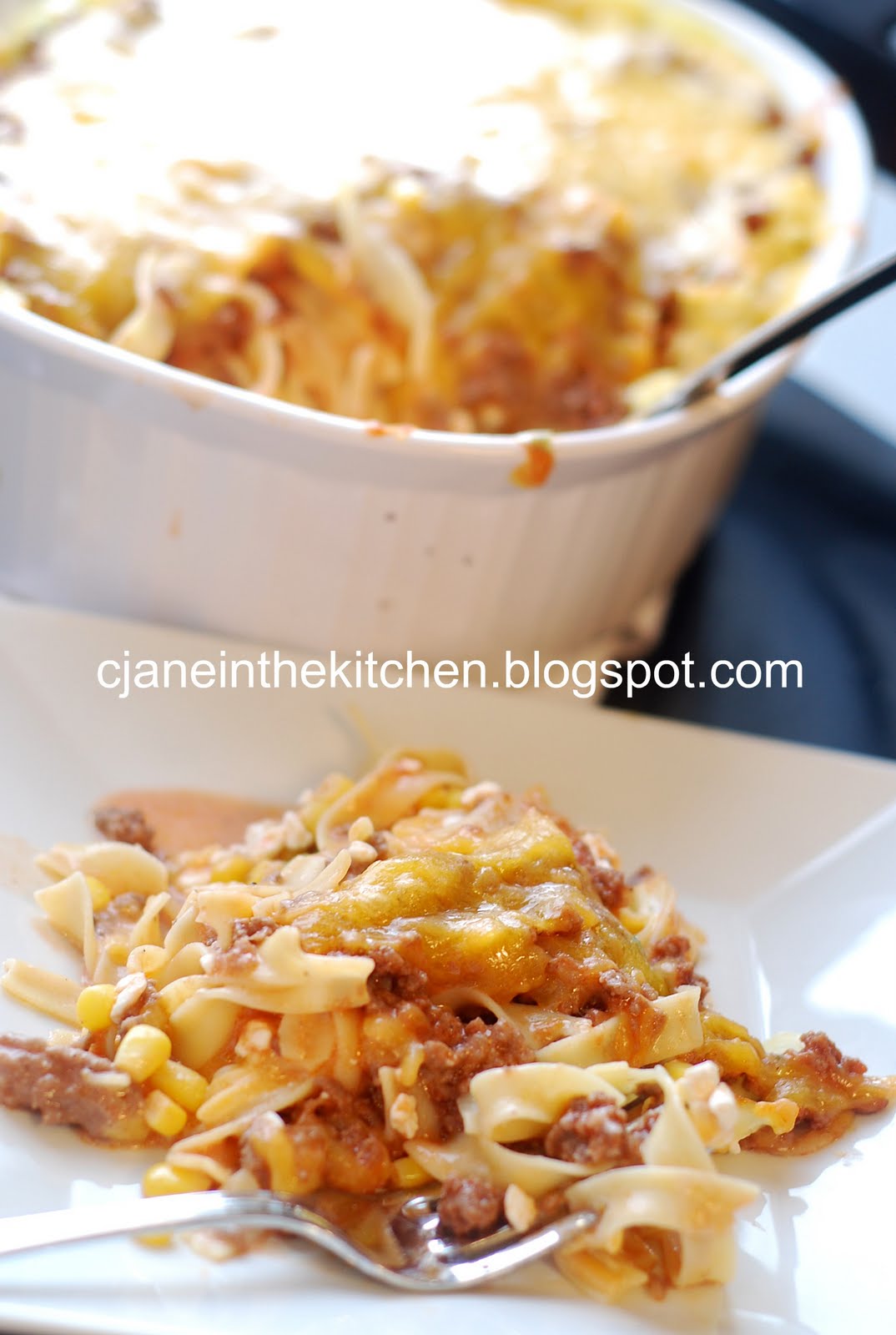 See Jane in the kitchen: Sour Cream Noodle Bake