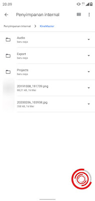 2. Terakhir silakan kamu pilih ingin menyimpan project nya saja atau ingin menyimpan seluruh data Kinemaster. Jika kalian ingin menyimpan projectnya saja, kalian cukup mengkompres folder Project menjadi .zip. Jika kalian ingin menyimpan seluruh data aplikasi Kinemaster silakan kalian kompres folder Kinemaster menjadi .zip