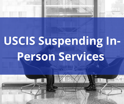 USCIS Cancelled In-person service on Jan 19th & 20th