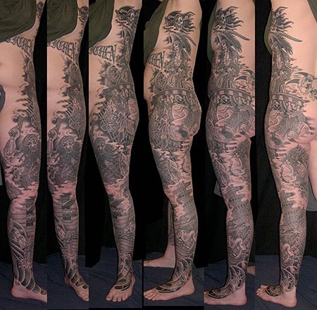 full sleeve tattoo themes. Japanese sleeve tattoos with