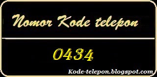 Nomor Kode Telepon Area 0434