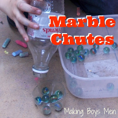 Super simple play with marbles from Making Boys Men