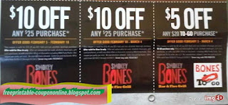 Free Printable Smokey Bones Coupons