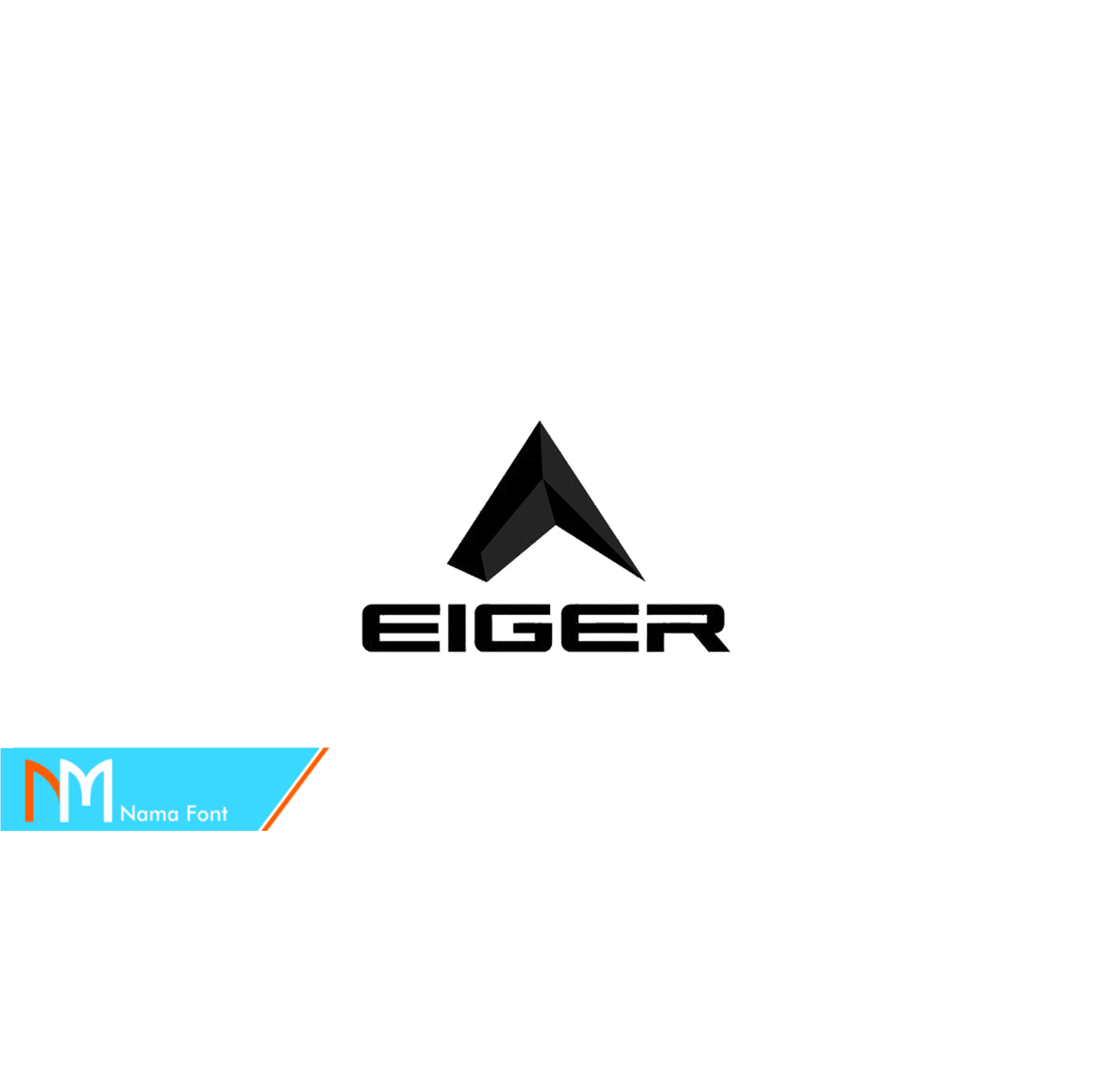 Nama Font yang di gunakan Logo Eiger