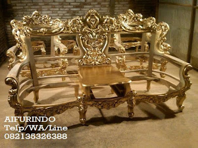 TOKO MEBEL JATI KLASIK,SOFA JATI KLASIK JEPARA,SOFA TAMU KLASIK CAT EMAS MEWAH