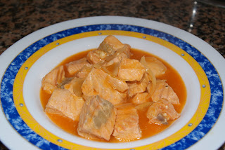 Guiso de salmón