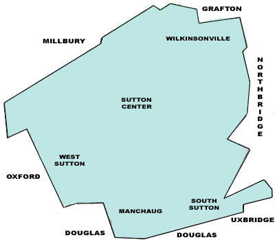 Sutton Map Region Political
