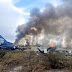 97 injured as Mexican plane crashes at airport in hail storm