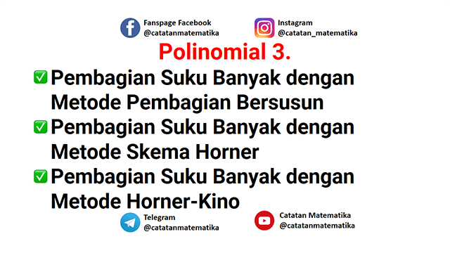 Pembagian Suku Banyak