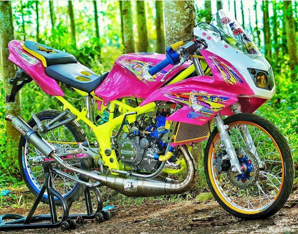 Gambar Motor Ninja RR 2 Tak, Trend Saat Ini