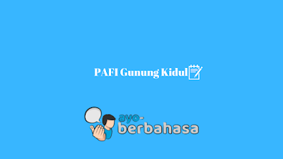 Pafi gunung kidul