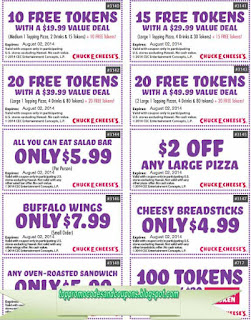 Free Printable Chuck E Cheese Coupons