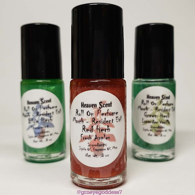 Heaven Scent Treasure Candles - Herbal Trio Roll on Perfume