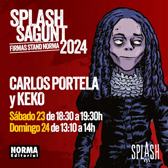 Sesiones de firmas de Norma Editorial en el Splash Sagunt