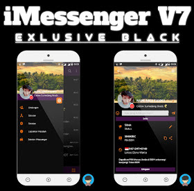 BBM IMessenger V7 Black Series V3.0.1.25 Apk