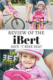 A review of the iBert Safe T Seat for bikes. A great way to ride bikes with your tiny toddlers. 