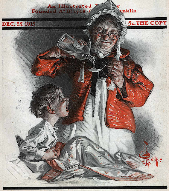 a J.C. Leyendecker illustration 1916, anxiety