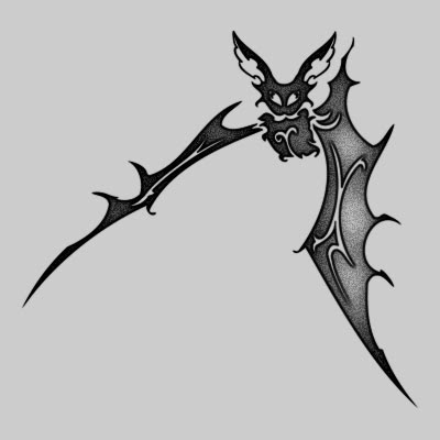 You can DOWNLOAD this Bat Tattoo Design - TATRBA07