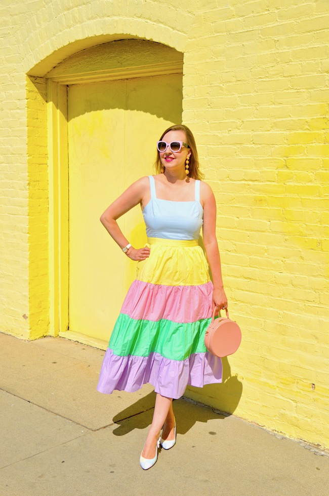 Hello Katie Girl: Pastel Colorblock Dress