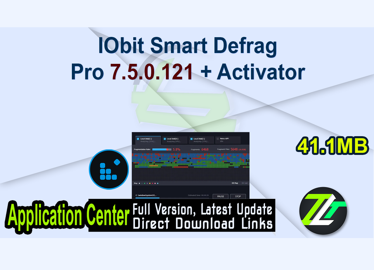 IObit Smart Defrag Pro 7.5.0.121 + Activator