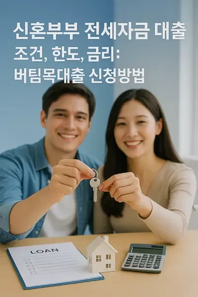 신혼부부 전세자금 대출 조건, 한도, 금리: 버팀목대출 신청방법