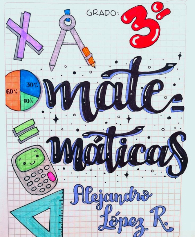 imágenes de portadas para cuadernos de matemáticas