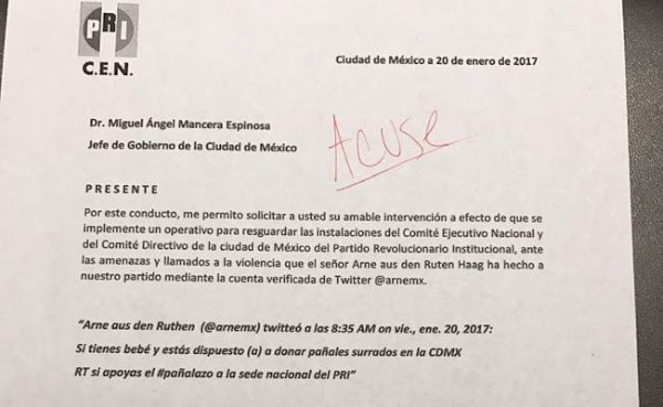 PRI pide a la CDMX que lo blinde contra “pañalazos” hacia sus politicos