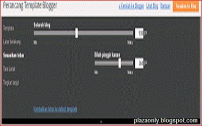 Cara Mengubah Ukuran Lebar Postingan Template Blog