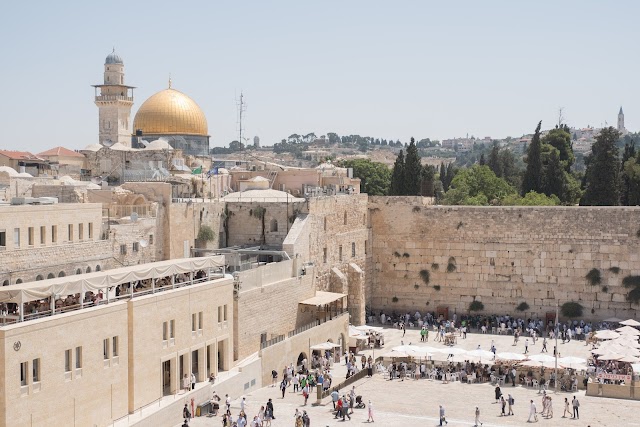 Western Wall- Wailing Wall Jerusalem Palestine.