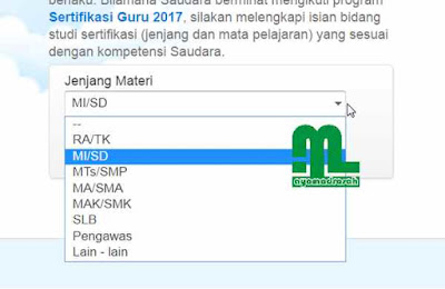   memberikan tata cara dan tahapan dalam melakukan pendaftaran Calon Peserta S Cara Mendaftar Sertifikasi Guru 2017 via Simpatika