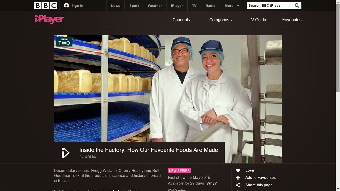  Inside the Factory: How our Favourite Foods are Made 1. Bread