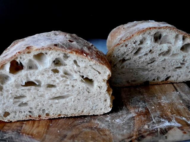 Rustikales Weizenbrot, selbstgebacken, einfaches Rezept