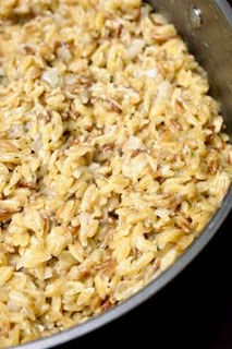 Creamy Garlic Parmesan Orzo: Savory Sweet and Satisfying