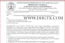 Mantap Waktu Pendaftaran Pretest Calon Peserta PPG Dalam Jabatan Tahun 2018 Di Perpanjang