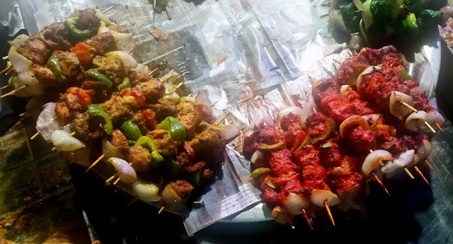 Chicken Kababs on stick