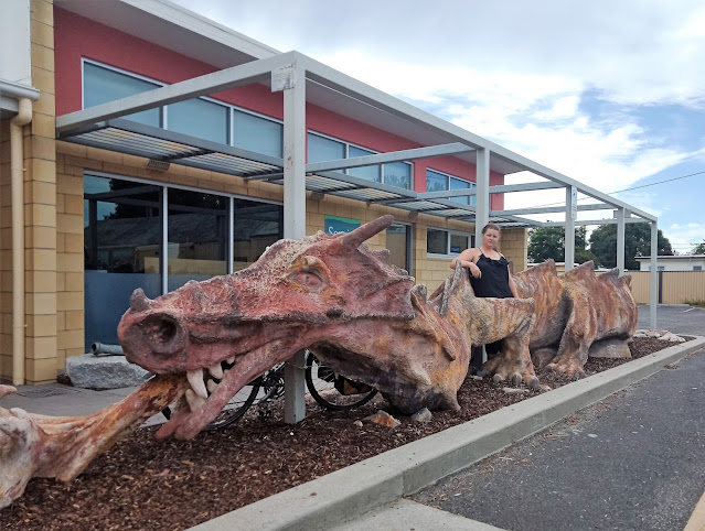 Dragon Sculpture in St Helens | Public Art Tasmania