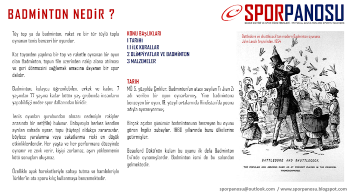 BADMİNTON NEDİR ?2