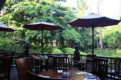 Breakfast Area of Bali Garden Beach Resort Kuta Bali