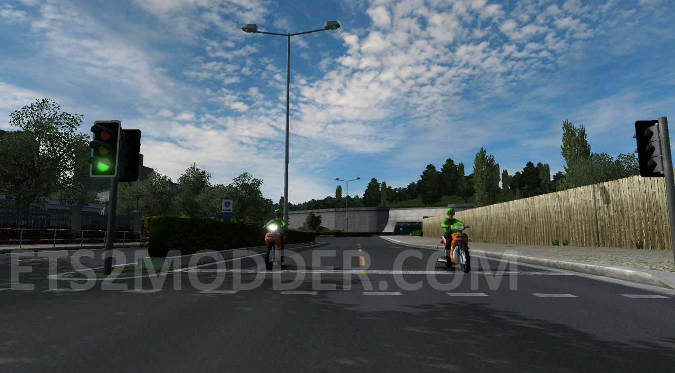 Traffic Motor  Ojek  Online  ETS2 Mod Ets 2 Indonesia